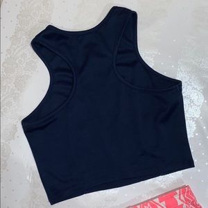 Navy Blue Crop top